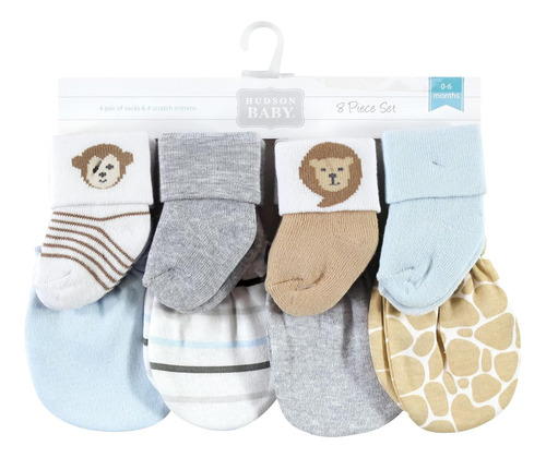 Set De Calcetines Y Manoplas Hudson Baby Unisex Para Bebe...