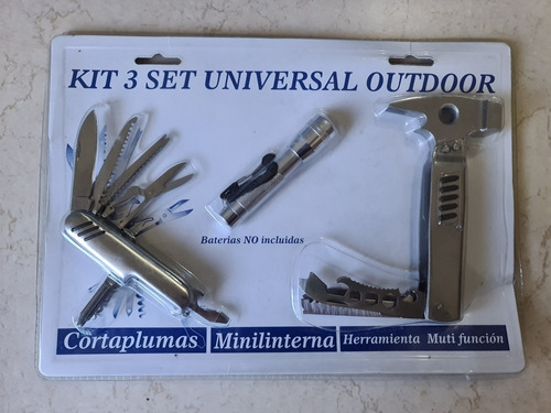 Kit 3 Set Universal Outdoor 