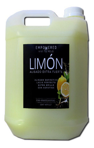 Alisado Limón Cremoso Forte Todo Tipo 5lt