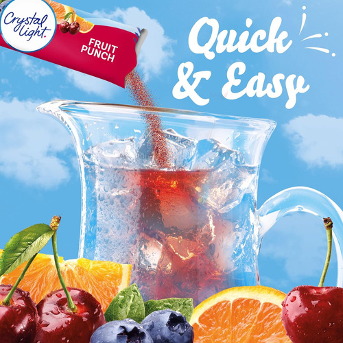 Crystal Light - Mezcla De Bebida En Polvo Sabor A Ponche De