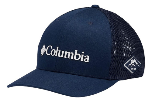 Gorra Columbia Pfg Mountain Tubular Flexfit Azul Marino