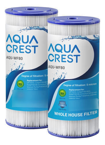 Aquacrest Fxhsc - Filtro De Agua Para Toda La Casa, Repuesto