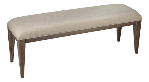 Cortesi Home Banco De Comedor Leno, 51 Pulgadas, Beige