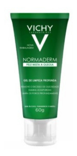 Gel De Limpeza Profunda Para Pele Oleosa Vichy Normaderm 60g