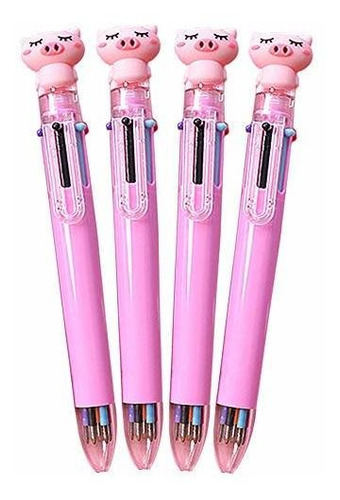 Esfero - Monique 4 Pack 0.5mm 6 In 1 Retractable Ballpoint P