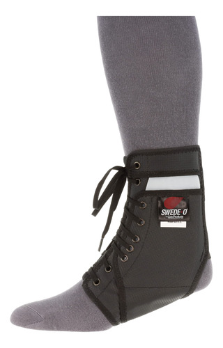 Swede-o Ankle Lok Tobillera, Anklelokblkmdbulk, M, Negro, 1,