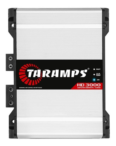 Módulo Amplificador Taramps Hd3000 3000w Rms 1 Canal 4 Ohms