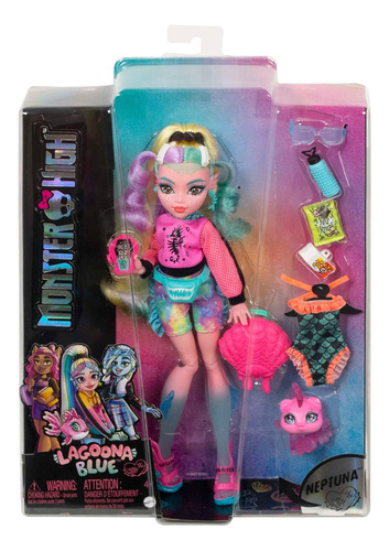 Muñeca Monster High Lagoona Blue G3 Nueva Y Sellada (Usado)