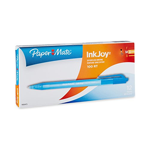 Bolígrafo Retráctil Inkjoy 100rt, Punto Medio, Azul, ...