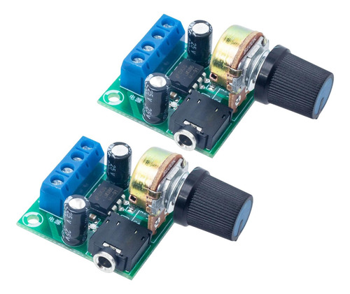 2x Lm386 Mini Amplificador De Audio Dc3-12v Para El Altavoz