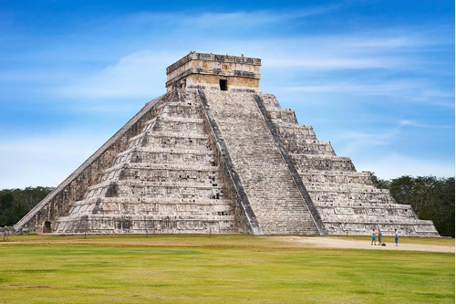 Cuadro 40x60cm Chichen Itza Mexico Turismo Maravilla Maya M7