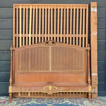 Comprar Cama Antigua 2 Plazas Luis Xvi Francés Esterillada $400.000