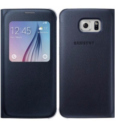 Lote De 12 Fundas Samsung Galaxy S6 S-view Flip Cover Azul