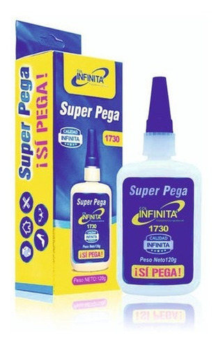 Pegante Instantaneo Fuerte Super Pega Original 120 Gramos