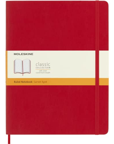 Sketchbook Moleskine Cuaderno Clásico, Tapa Blanda, Xl (7,5 