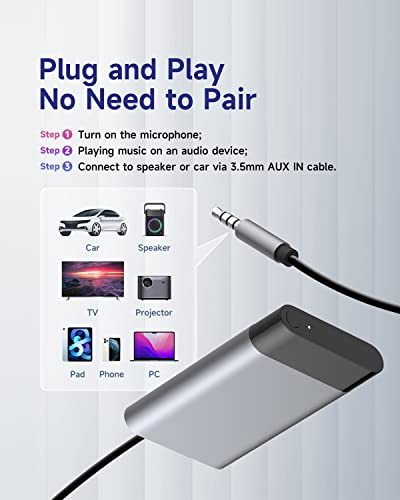 Sistema De Micrófono Inalámbrico Puremic Uhf, Micrófono De K
