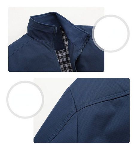 Chaqueta Deportiva Fina Para Hombre, Casual, A La Moda, De Color Sólido