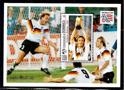 #9070 Dominica 1993 Copa Mundial De Futbol 94 Jug, Alemanes