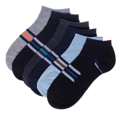 Pack 6 Calcetines Hombre Antonio Multicolor Topsoc 