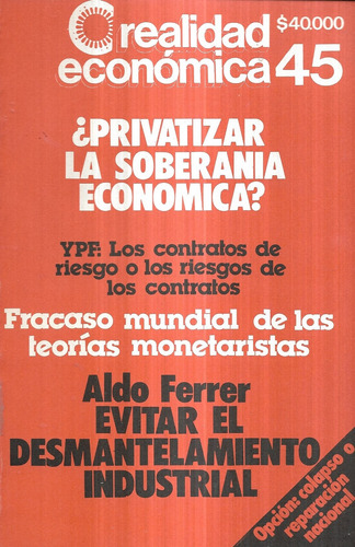 Realidad Económica 45 / Enero - Marzo 1982