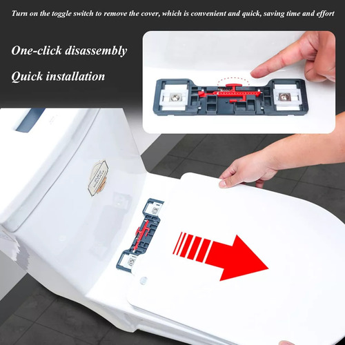 Tapa Y Asiento De Para Baño Wc, Blanco