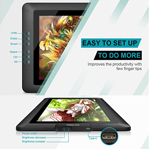 Dibujo Monitor Xp Pen Artista 15.6 Inch Full Hd Ips Tablet C