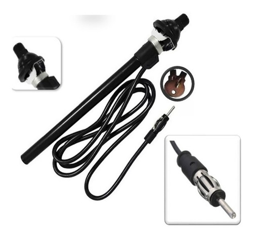 Antena Automotriz Universal De 4 Secciones