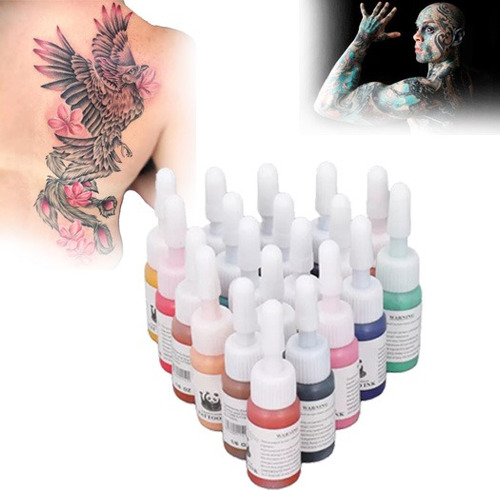 Kit De Tintas Para Tatuar De Alta Calidad De 20 Colores 5ml