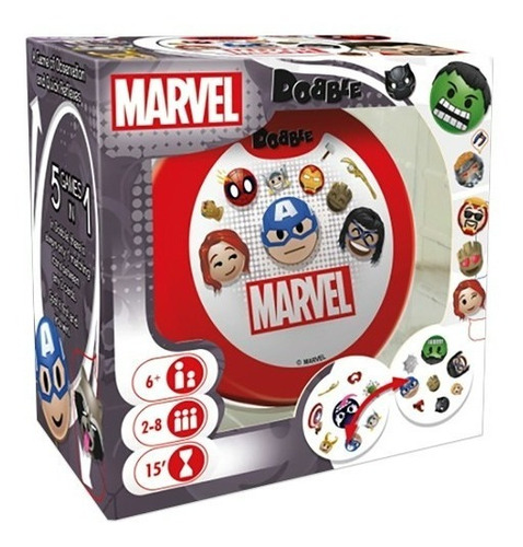 Spot It! Dobble Juego De Mesa - Marvel