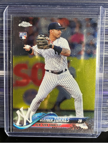 Gleyber Torres Topps Chrome Update 2018 Yankees Rookie Card