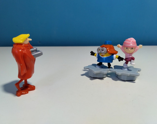 Mini Figuras Dru , Edith Y Bob Minion X 3 (Usado)