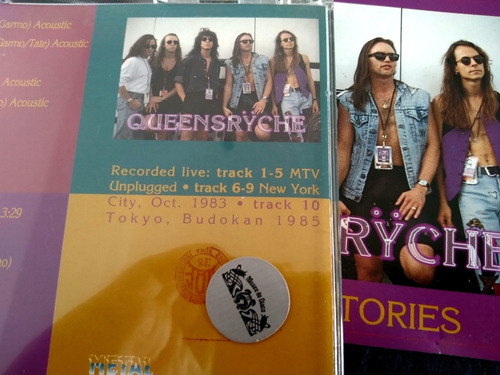Cd Queensryche - Unplugged And Other Stories (angra)