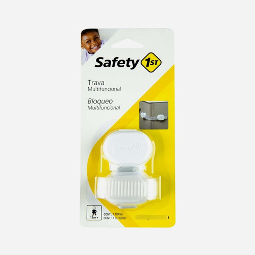 Trava Multifuncional P/ Gavetas E Armários Safety 1st White