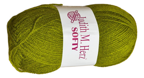Lana Judith Ovillos X 100 Grs C/u Modelo Softy Lana Fina Verde Musgo 70490