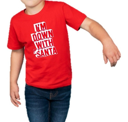 Playera Navideña Con Frases Divertidas Para Niños