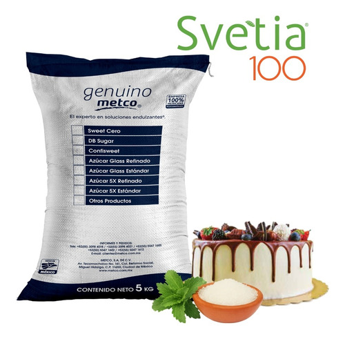 Endulzante Svetia100 Sin Azúcar, Repostería/panificación 5kg