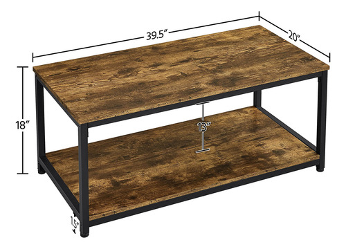 Mesa Auxiliar Industrial De Madera Estante Almacenamiento Ma