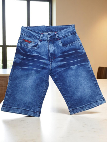 Bermuda Mezclilla Stretch Hombre Jeans Premium