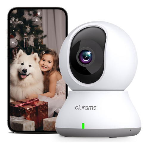 Blurams Security Camera, 2k Indoor Camera 360° Pet Camera .