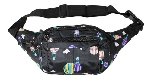 Mochila Cangurera Impermeable Muramasa Riñonera Deportiva Fi Color Globos