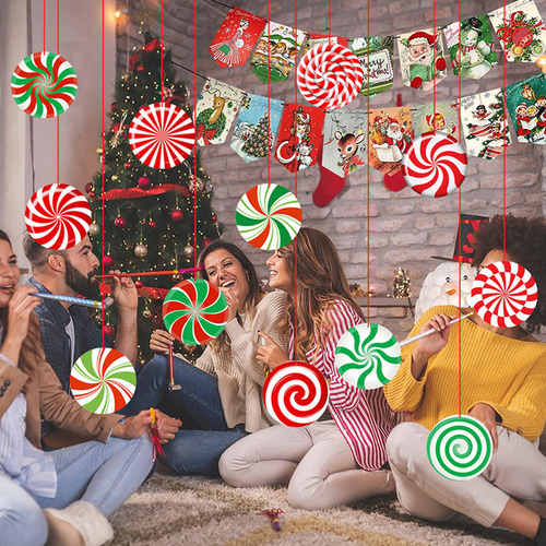 Decoración Para Colgar Con Estampado De Bolas De Caramelo