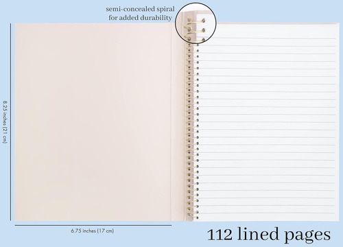 Cuaderno Espiral Oculto Pequeño, Cuaderno De 8.25 X 6...