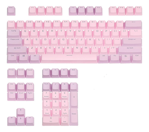 Balls Pbt Keycaps Retroiluminados Cherry Mx Keycap Set Oem