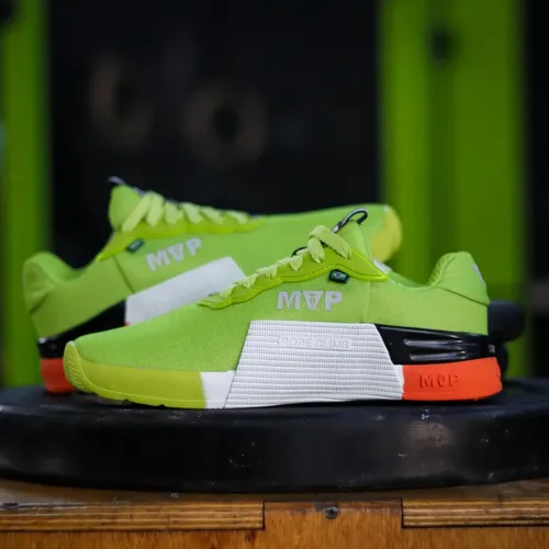 Tênis Para Crossfit - Mvp Fitness 5x5 Green Orange Academia - R$ 395,4