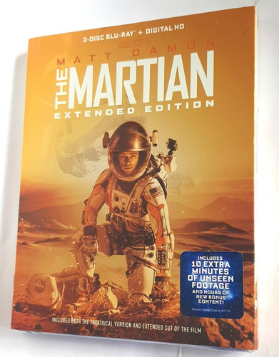 Película The Martian (edicion Extendida) Blu Ray