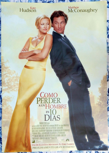 Como Perder A Un Hombre En 10 Días Poster De Cine Original 