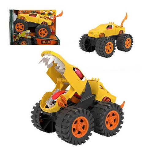 Brinquedo Infantil Carro Carrinho Monster Truck Tiger