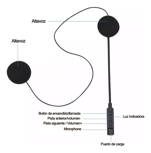 Intercomunicador Manos Libres Casco Moto Radio Fm Bluetooth