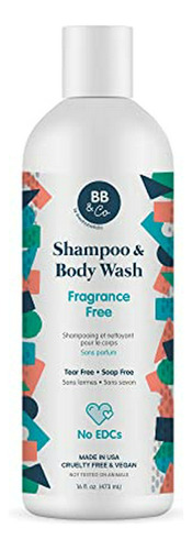 Shampoo & Gel De Baño   16 Oz  Sin Fragancia  Compatible 