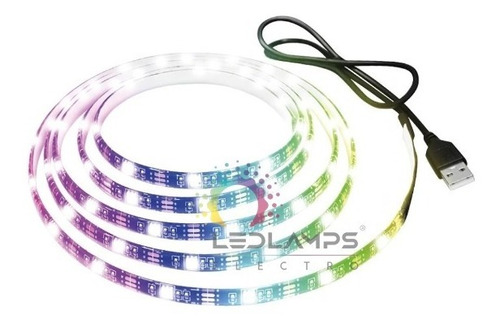 Tira Led Ledvance Rgbw 2,5w 2mt Gamer Colores Usb Pack X4